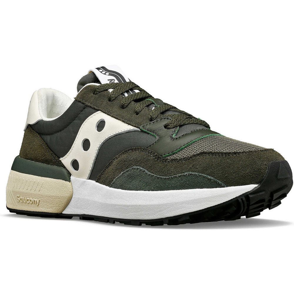 Saucony Jazz NXT Zielone Kremowe | 20618-LIFG