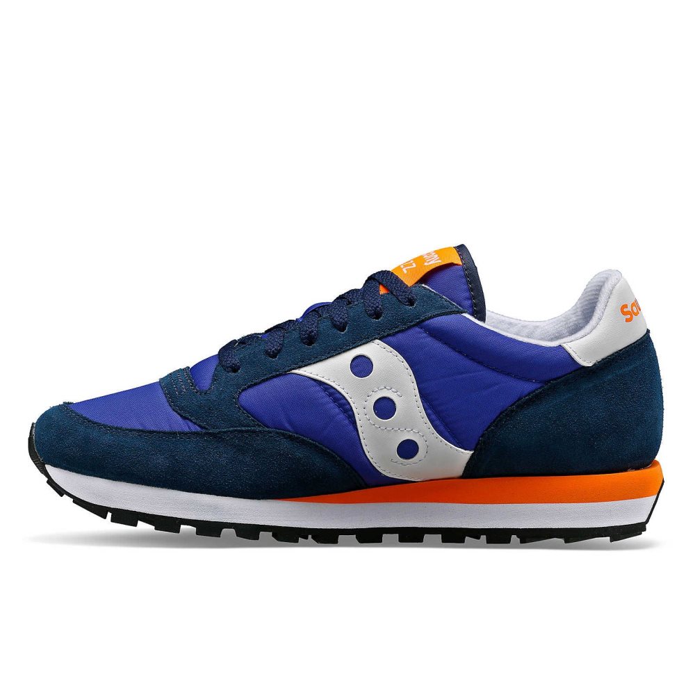 Saucony Jazz Original Granatowe Białe | 92160-DUQF