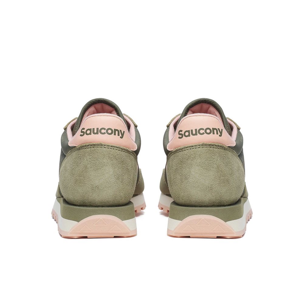 Saucony Jazz Original Oliwkowe Koralowe | 02856-EIAR