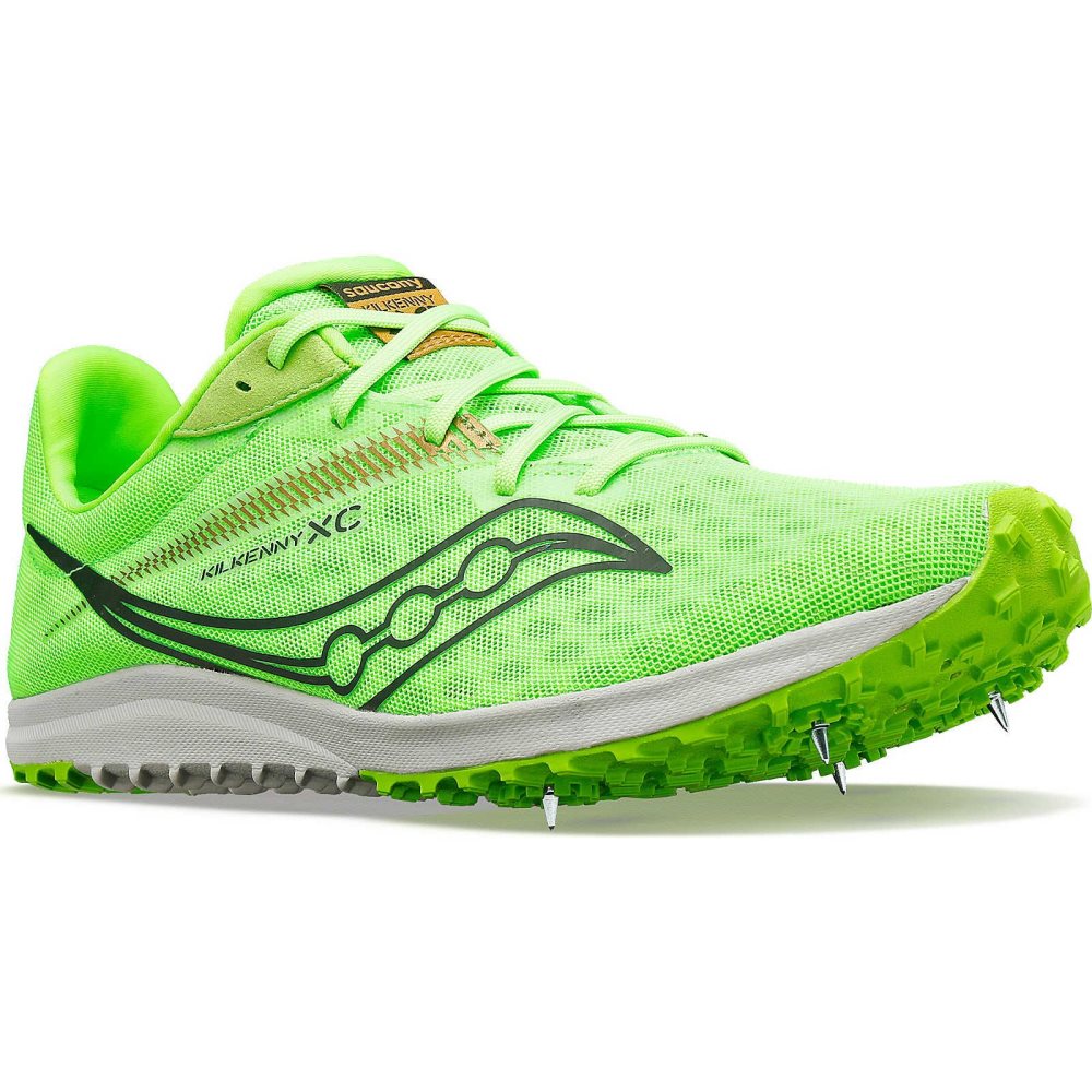 Saucony Kilkenny XC9 Spike Slime | 59267-KPHT