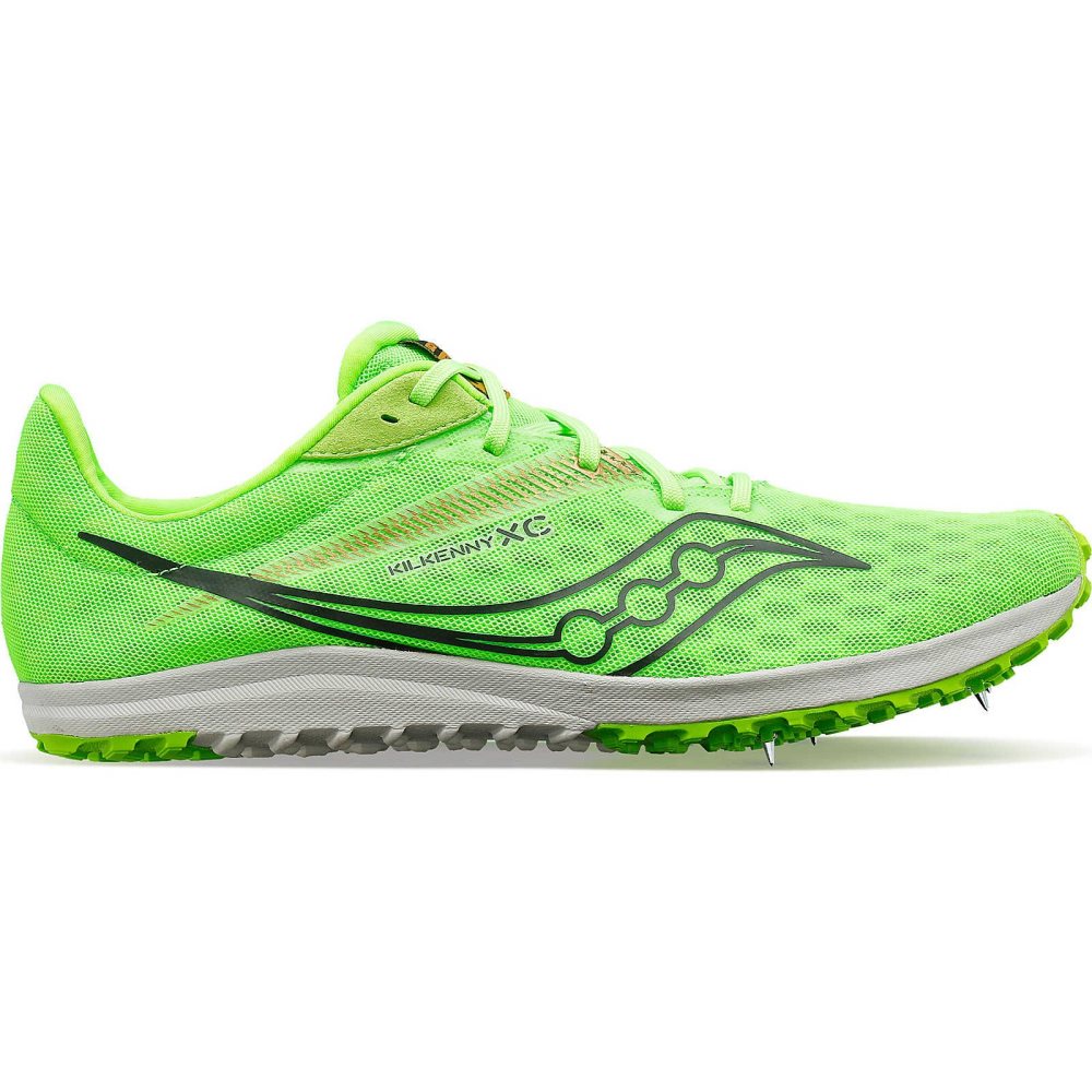 Saucony Kilkenny XC9 Spike Slime | 59267-KPHT