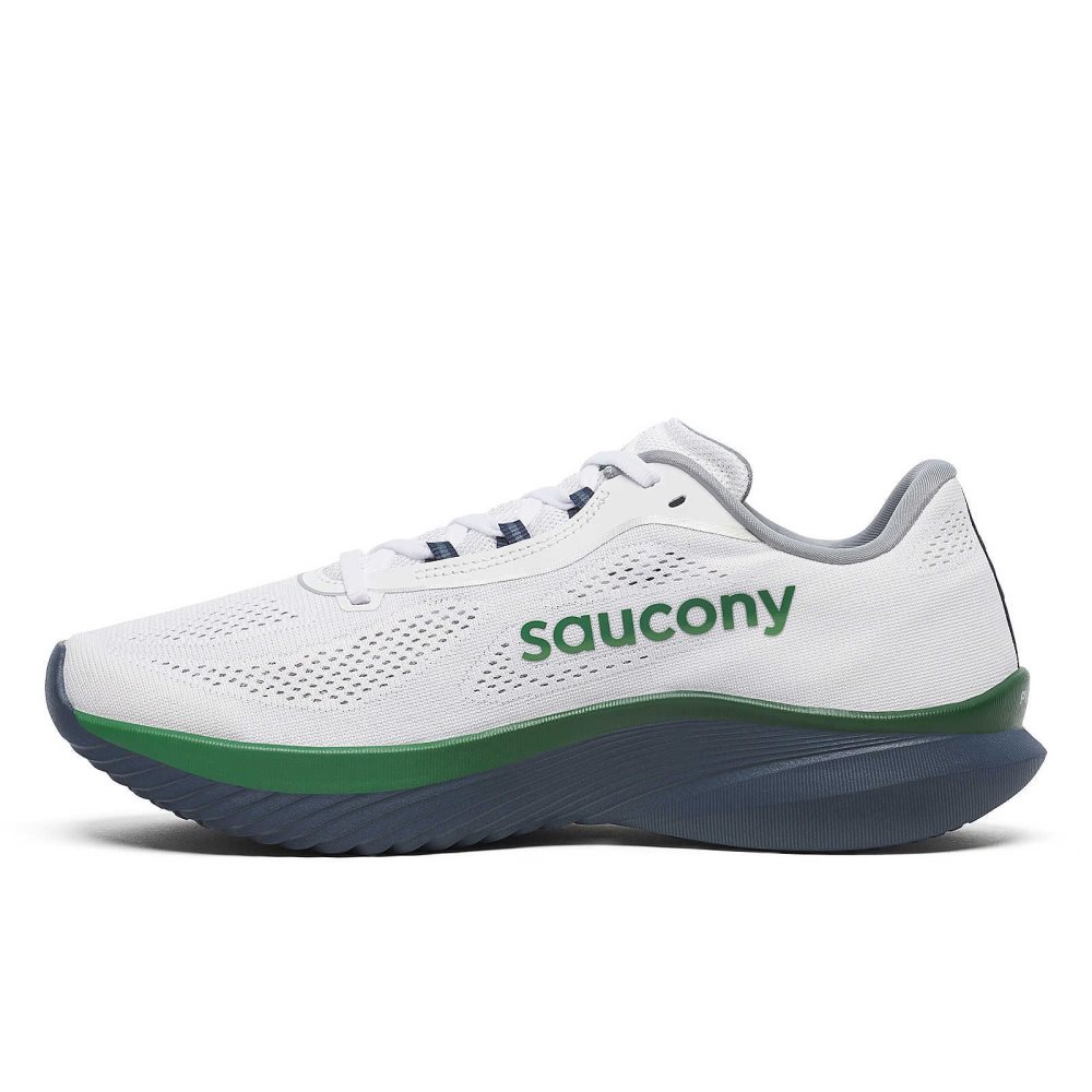 Saucony Kinvara 15 Białe Granatowe | 12406-DARF