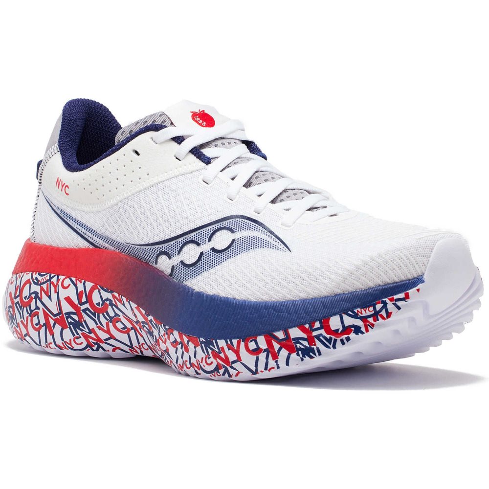 Saucony NYC Kinvara Pro Niebieskie Granatowe | 47981-DEMF