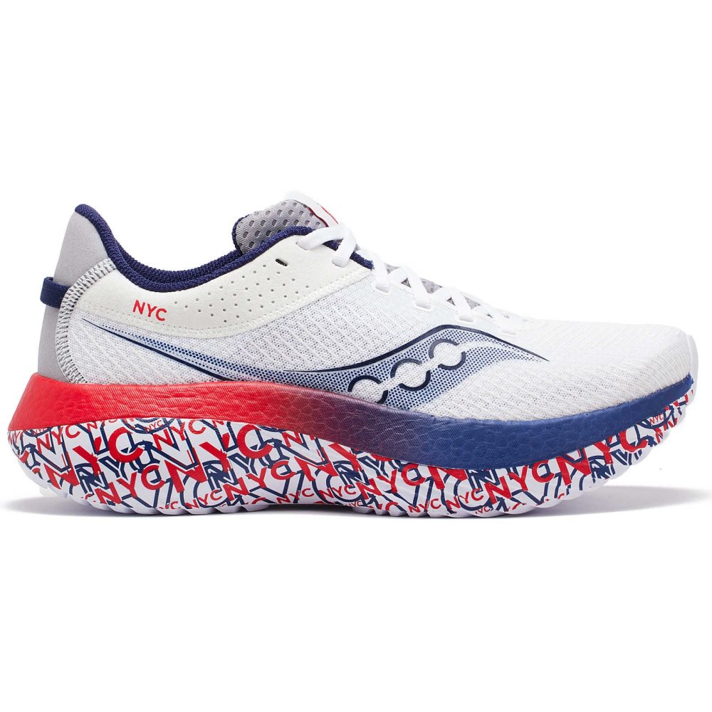 Saucony NYC Kinvara Pro Niebieskie Granatowe | 47981-DEMF