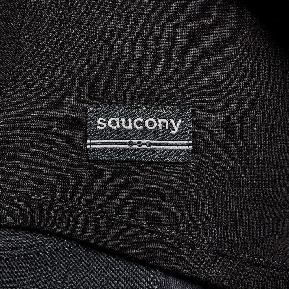 Saucony Peregrine Merino Long Sleeve Czarne | 72918-WQBI