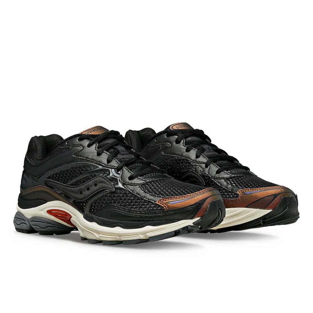 Saucony ProGrid Omni 9 Disrupt Czarne Brązowe | 48519-TBEQ