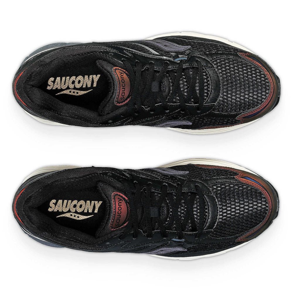 Saucony ProGrid Omni 9 Disrupt Czarne Brązowe | 48519-TBEQ