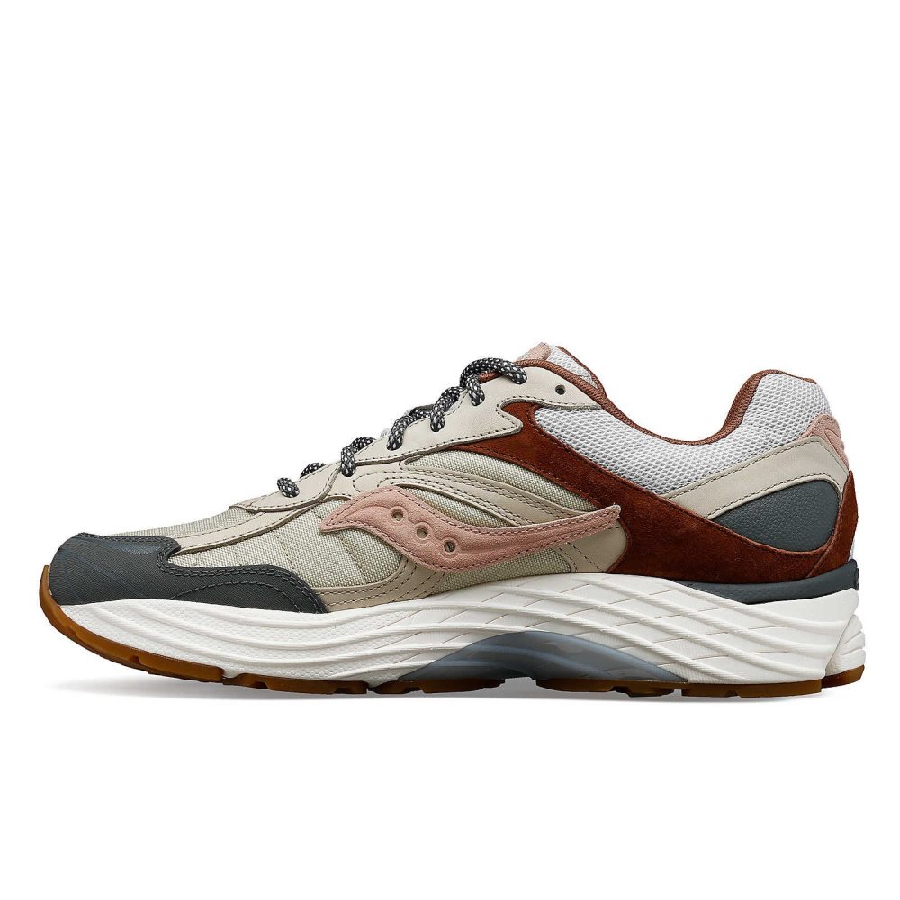 Saucony ProGrid Omni 9 Secure Brązowe Szare Brązowe | 69158-JVTW