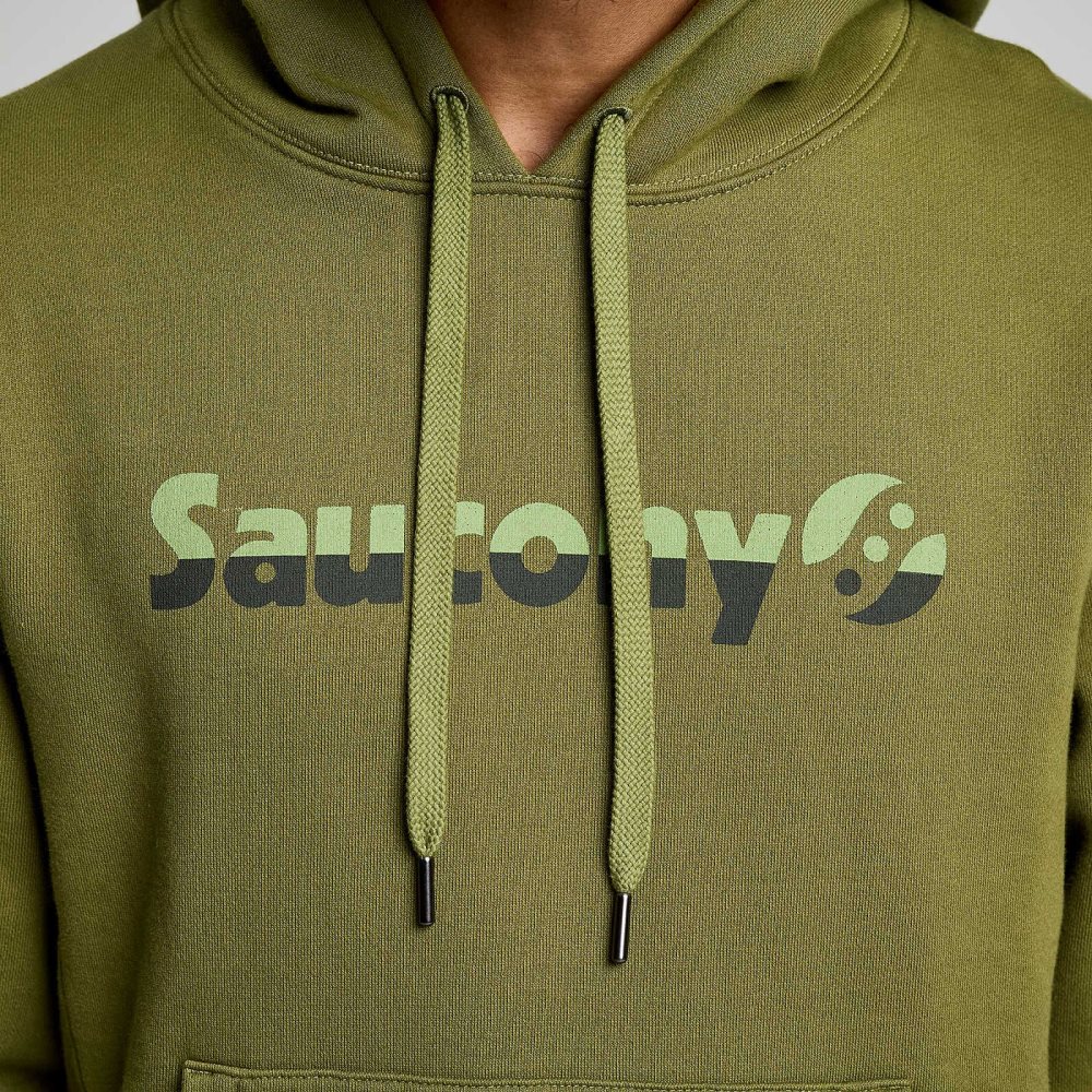 Saucony Recovery Hoody Glade Graphic | 59617-OYVU