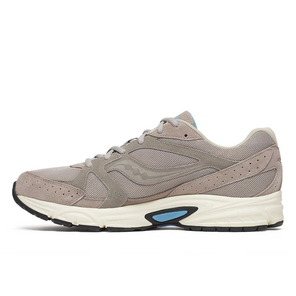 Saucony Ride Millennium Suede Szare Białe | 39701-OSZV