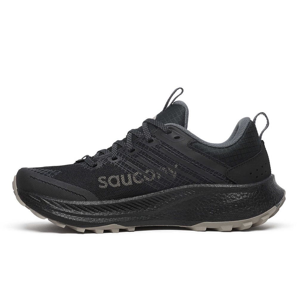 Saucony Ride TR2 Czarne Ciemny Szare | 80457-ZUXN