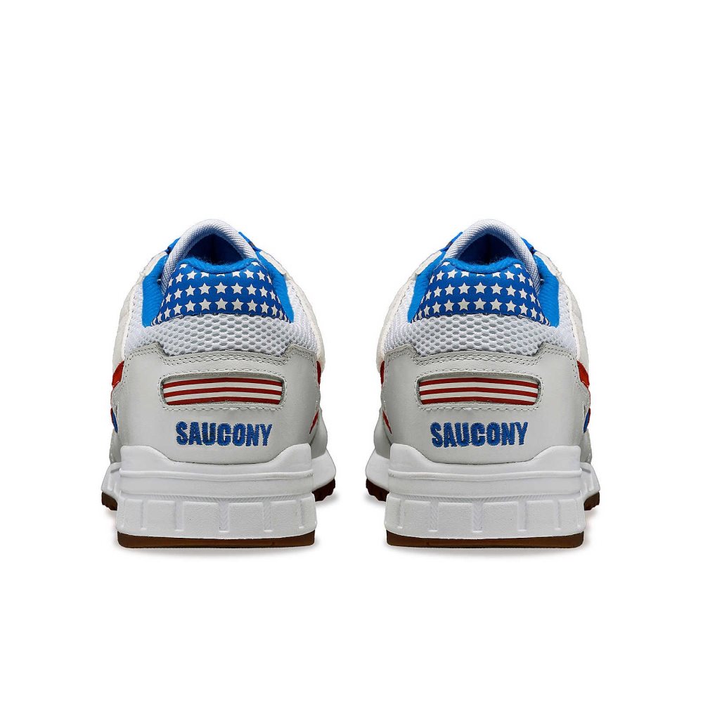 Saucony Shadow 5000 Fireworks Białe Czerwone | 36278-IJAZ