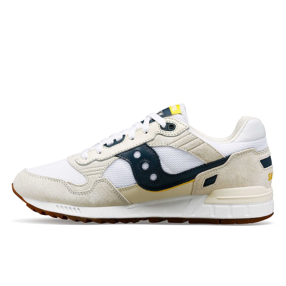 Saucony Shadow 5000 Premium Ivy Prep Białe Granatowe | 49532-DCPH