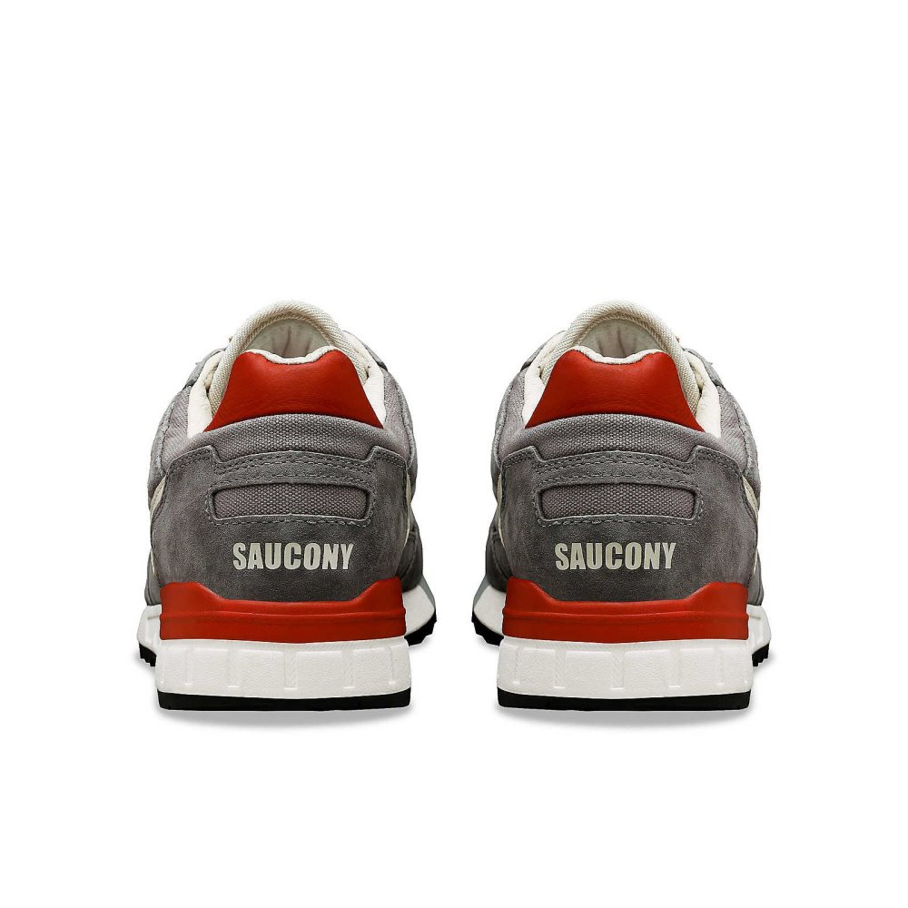 Saucony Shadow 5000 Stonewash Szare Czerwone | 81470-RCLK