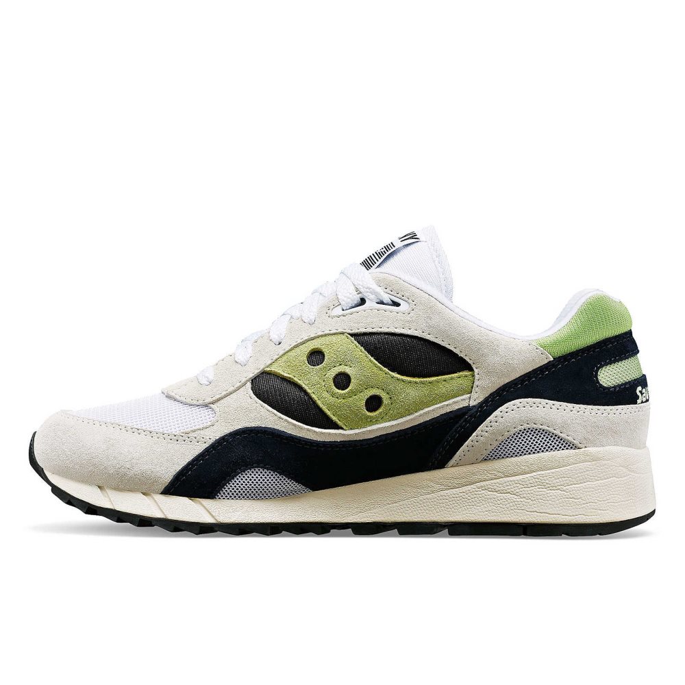 Saucony Shadow 6000 Białe Zielone | 76905-AKIT