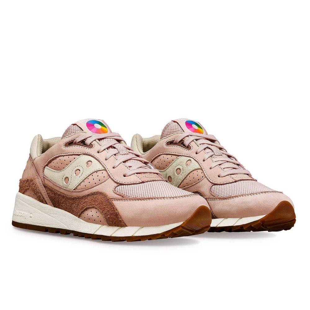 Saucony Shadow 6000 Chromatic Różowe Brązowe | 62850-KYXT