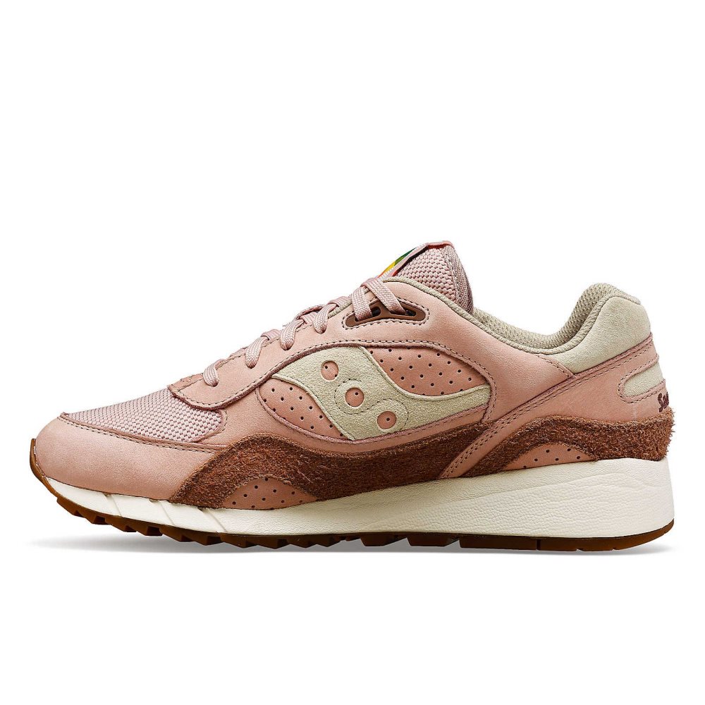 Saucony Shadow 6000 Chromatic Różowe Brązowe | 53217-DENX