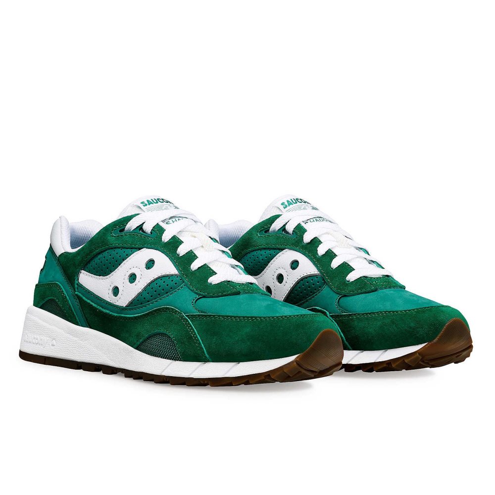 Saucony Shadow 6000 Ivy Prep Zielone Białe | 42379-TNZW