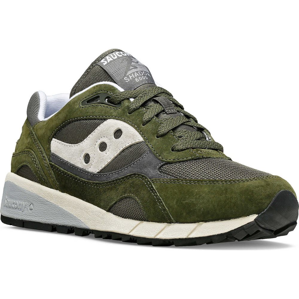 Saucony Shadow 6000 Zielone Szare | 79046-NJBT