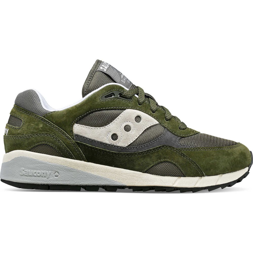 Saucony Shadow 6000 Zielone Szare | 79046-NJBT