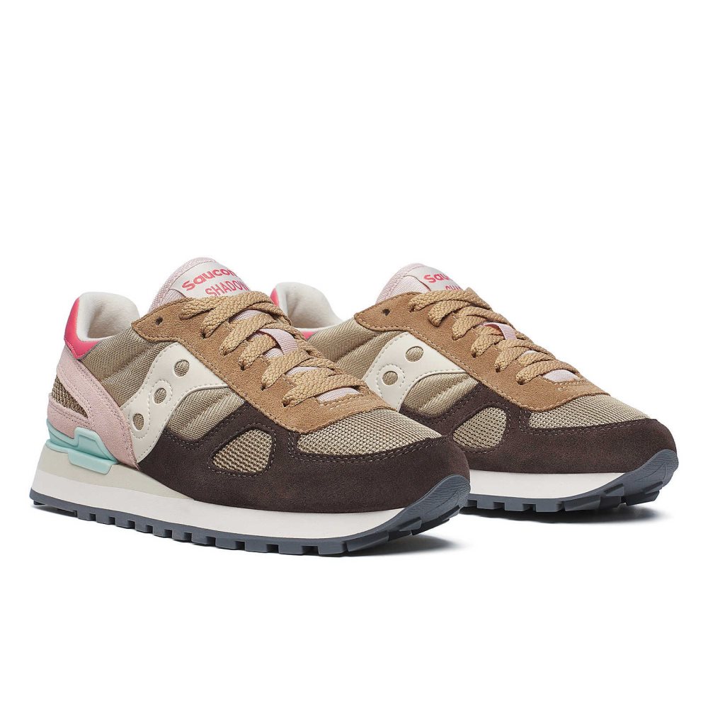 Saucony Shadow Original Brązowe Kremowe | 24358-WALU