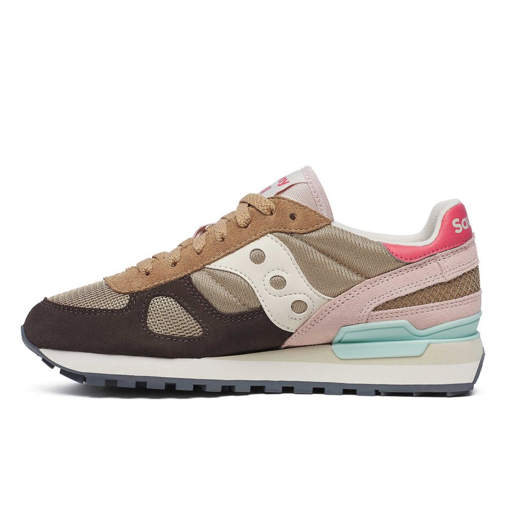 Saucony Shadow Original Brązowe Kremowe | 24358-WALU