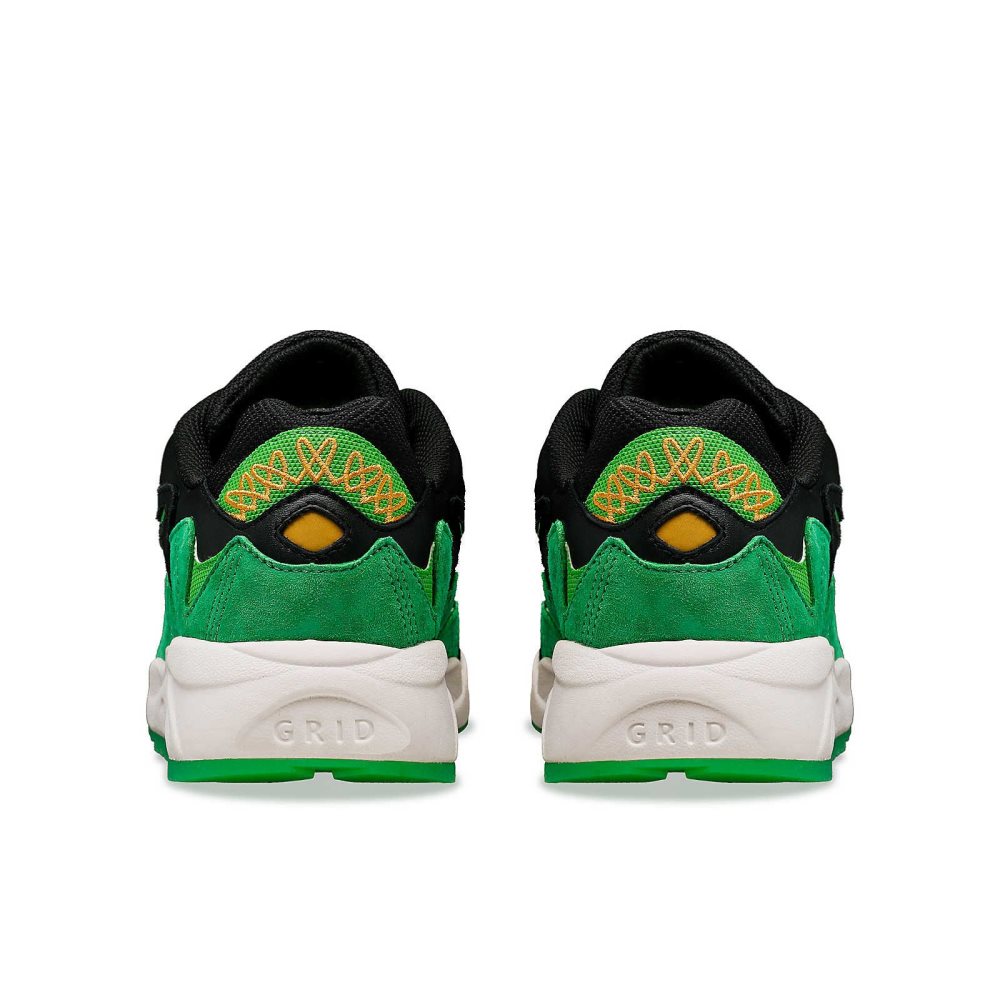 Saucony Shamrock Grid Shadow 2 Czarne Zielone | 53012-KFJE