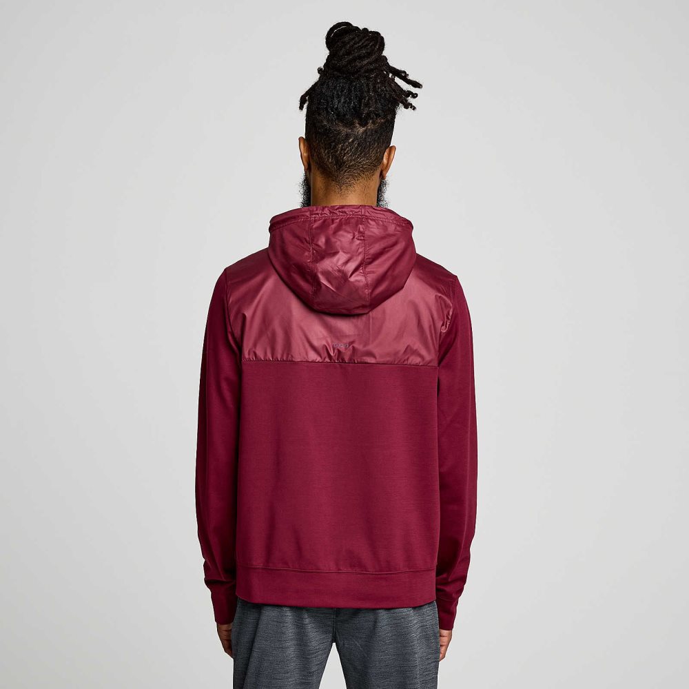 Saucony Solstice Zip Hoody Sundown Heather | 10629-BQFP