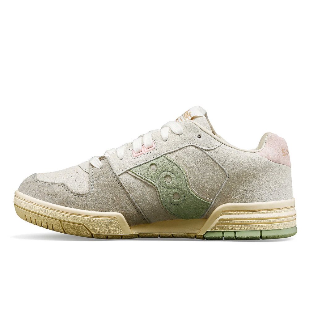 Saucony Spot-Bilt Sonic Low Głęboka Beżowe Zielone | 28439-XTHQ