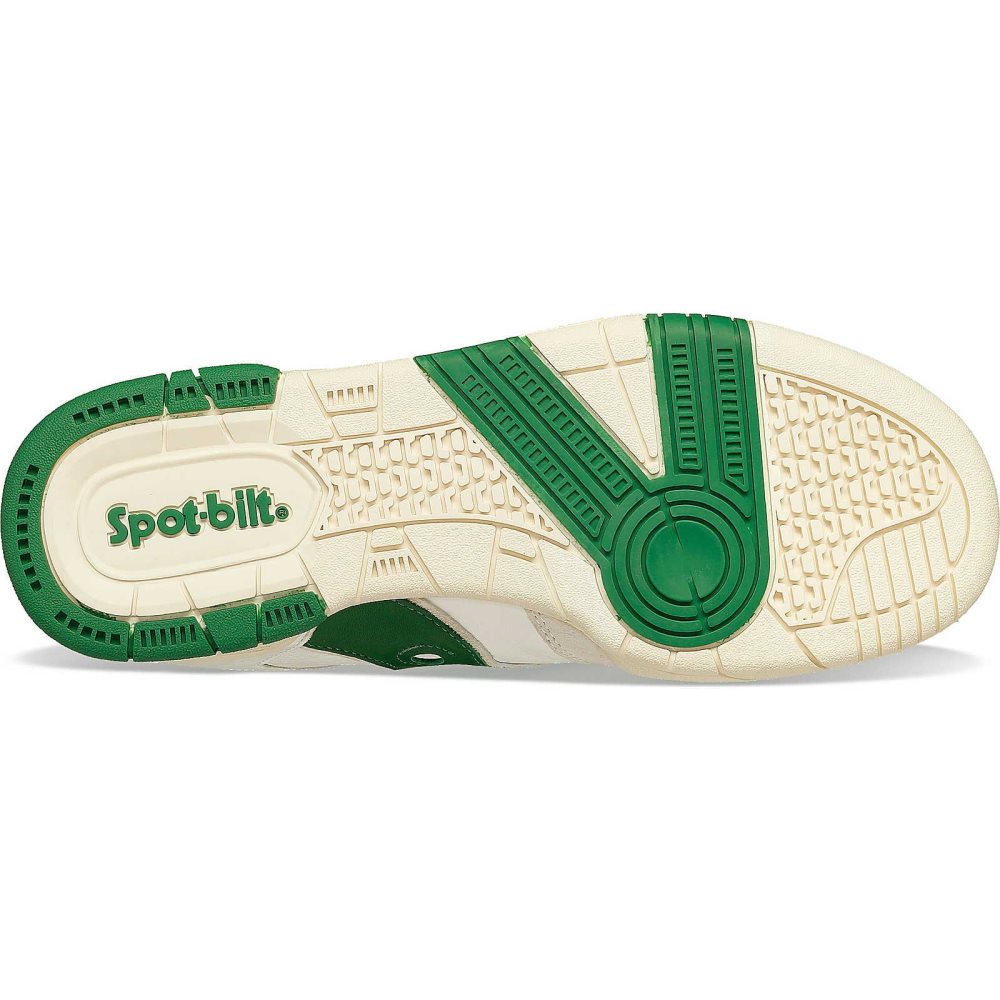 Saucony Spot-Bilt Sonic Low Premium Beżowe Zielone | 29504-WNFR