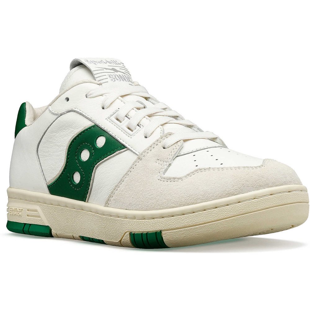 Saucony Spot-Bilt Sonic Low Premium Beżowe Zielone | 29504-WNFR