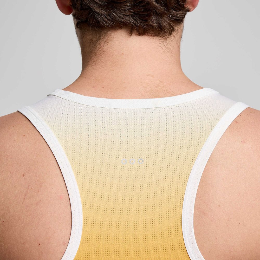 Saucony Stopwatch Graphic Singlet Confident Print | 24819-ITNQ