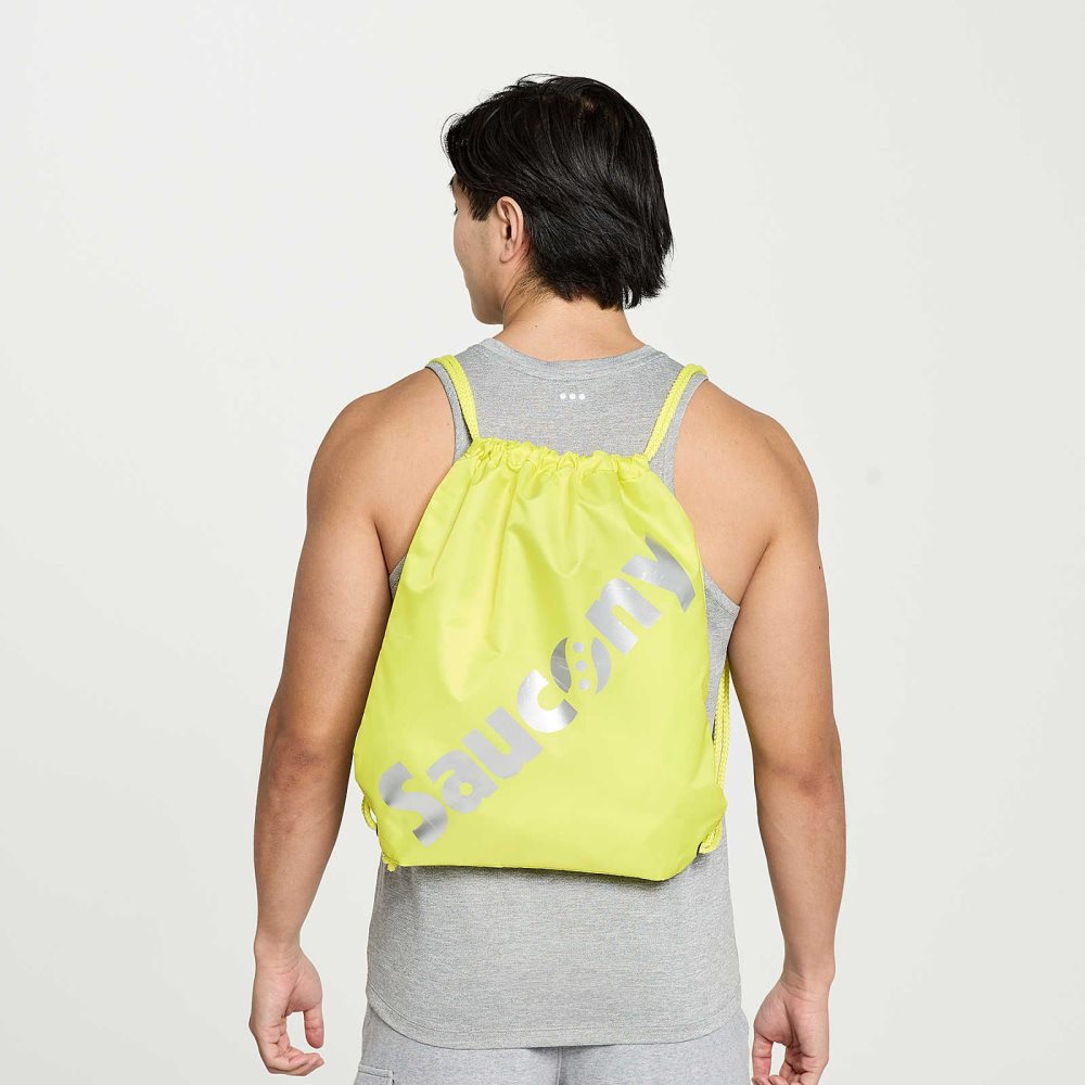 Saucony String Bag Citron | 90538-WDJS