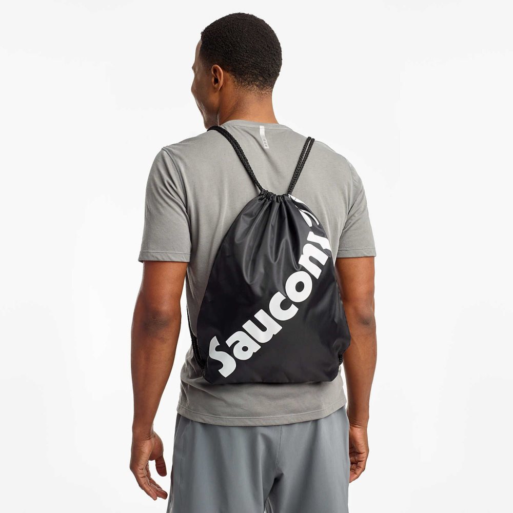 Saucony String Bag Czarne | 25893-JCSB