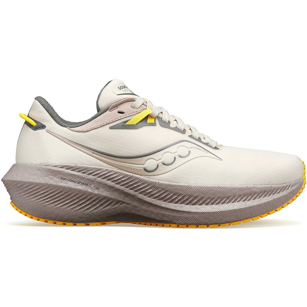 Saucony Triumph 21 RUNSHIELD Beżowe | 47291-OMKN