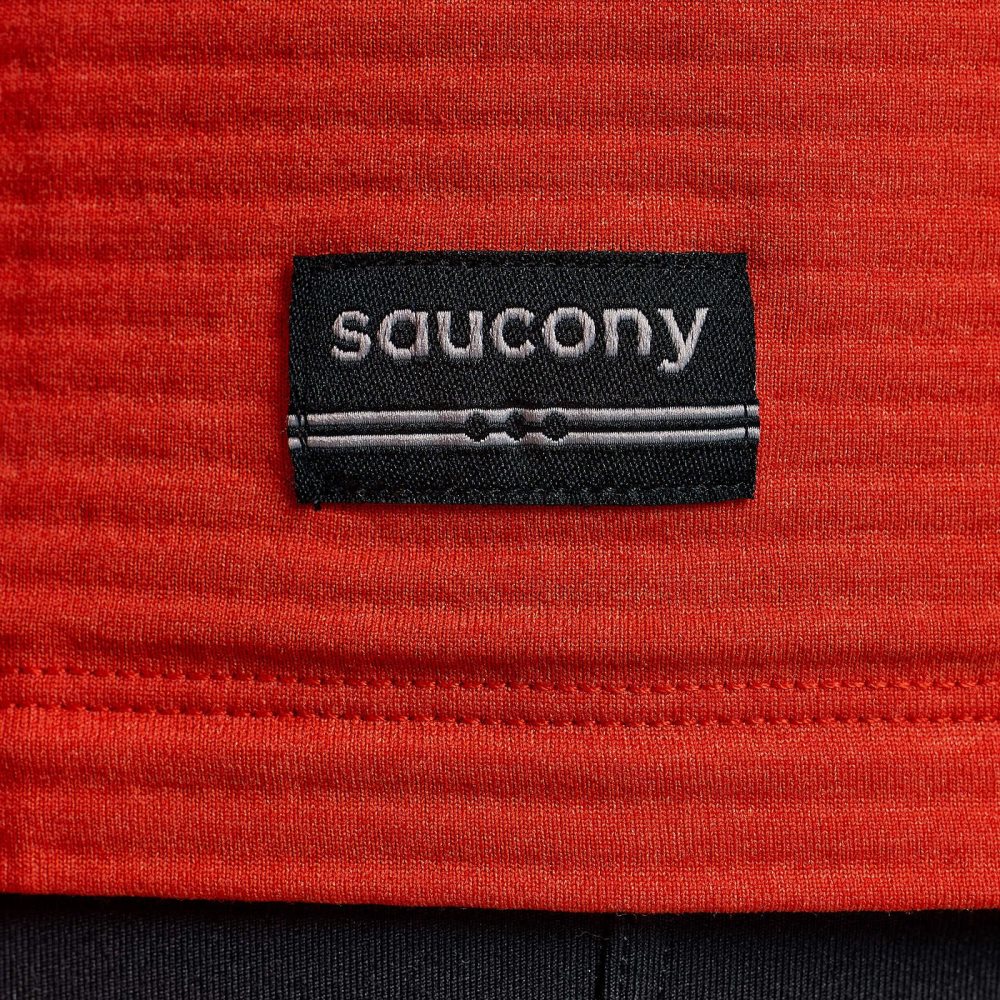 Saucony Triumph 3D Crew Infrared Heather | 78026-MOIU