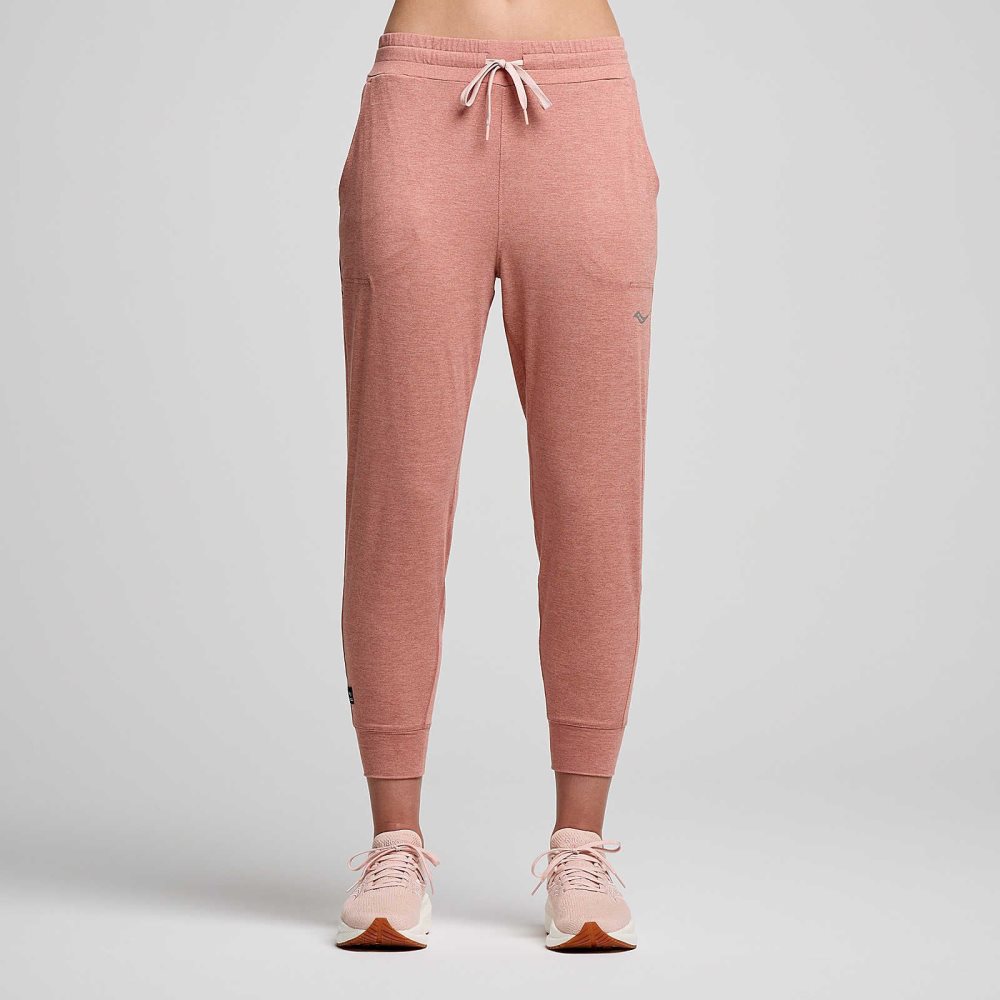 Saucony Triumph Pant Lotus Heather | 68350-QPWA