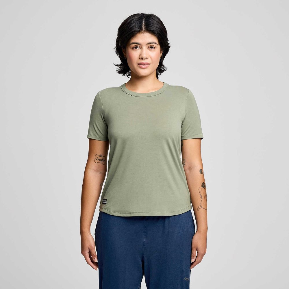 Saucony Triumph Short Sleeve Bough | 05946-XSVA