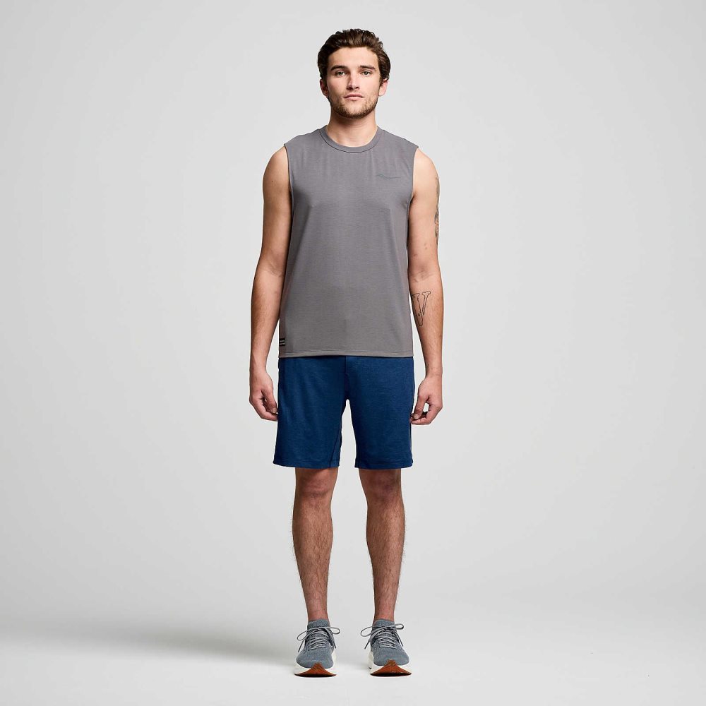 Saucony Triumph Sleeveless Ciemny Szare | 43980-CLRE